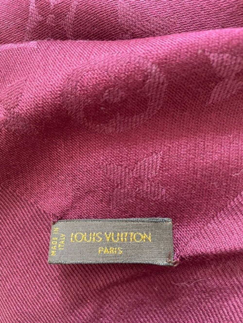Louis Vuitton Silk Shawl - Aubergine